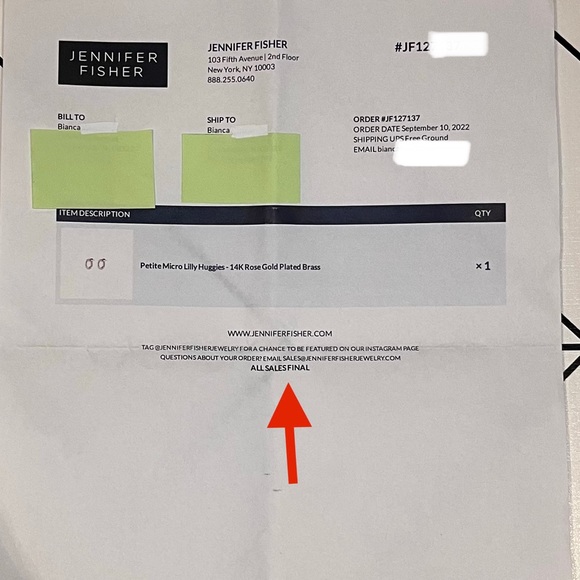 SOLD!  New  Jennifer Fischer Petite Micro Lilly Huggies-14K Rose Gold Plated - Picture 11 of 14